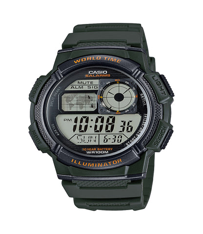 Casio Men's '10-Year Battery' Quartz Resin Watch