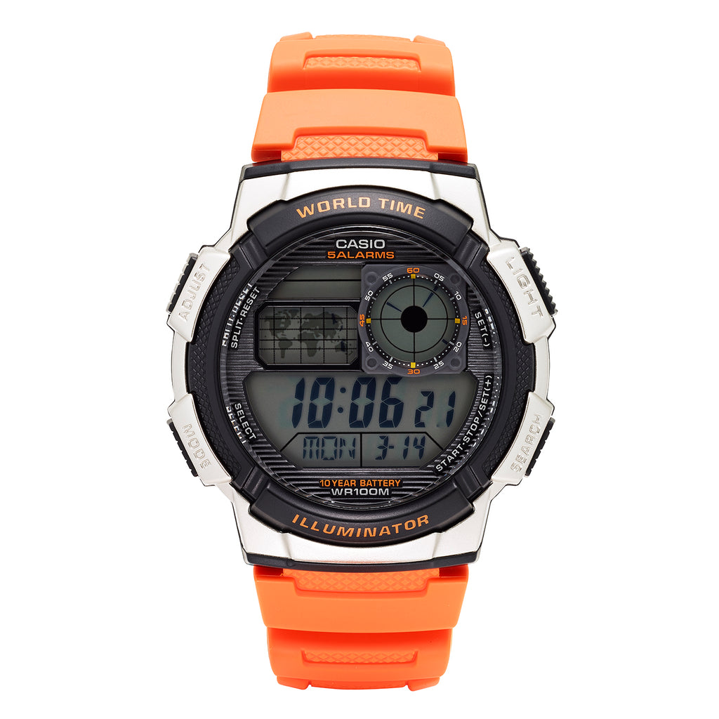 Casio Men's '10-Year Battery' Quartz Resin Casual Watch