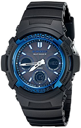 Casio G-Shock AWGM100A-1A Men's Tough Solar Black Resin Sport Watch