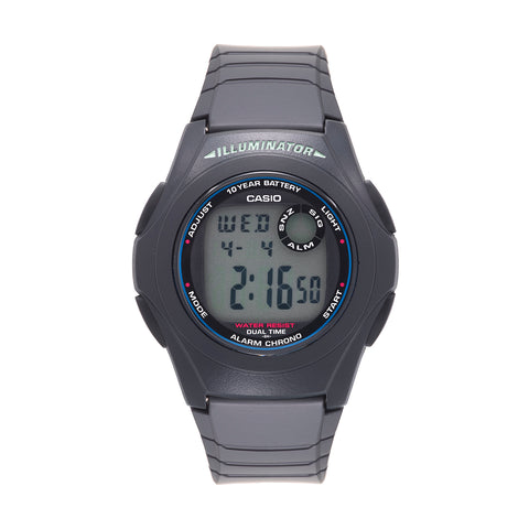 Casio Men's 'Classic' Quartz Resin Casual Watch, Color:Black (Model: F-200W-1ACF)