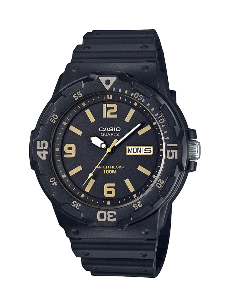 Casio Men's 'Classic' Quartz Resin Casual Watch, Color Black (Model: MRW-200H-1B3VCF)