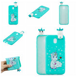 For Redmi 8A 3D Cartoon Painting Back Cover Soft TPU Mobile Phone Case Shell Love Unicorn