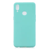 For Samsung A10S A20S Shockproof TPU Back Cover Soft Candy Color Frosted Surface Mobile Phone Case Navy