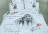 King Size Duvet Cover Sheets Set, London