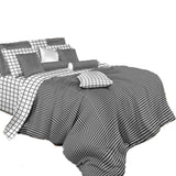 Duvet Cover Sheets Set, Black & White Check