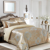 DM506Q Dolce Mela Bedding - Verona, Luxury Jacquard Queen size Duvet Cover Set