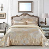 DM506Q Dolce Mela Bedding - Verona, Luxury Jacquard Queen size Duvet Cover Set