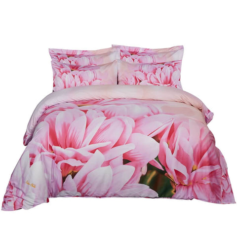 Duvet Cover Set, Floral Bedding, Dolce Mela - May DM701K