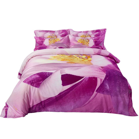 Duvet Cover Set, Floral Bedding, Dolce Mela - June DM703