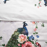 Duvet Cover Set, Pictorial Bedding, Dolce Mela - Peacock DM706