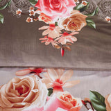 Duvet Cover Set, Floral Bedding, Dolce Mela - Rose Medley DM708