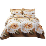 Duvet Cover Set, Floral Bedding, Dolce Mela - Zest DM710