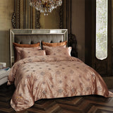 Duvet Cover Set, 6 Piece Luxury Jacquard Bedding, Dolce Mela Los Angeles  DM719