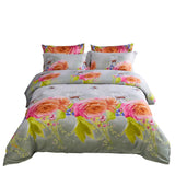 Duvet Cover Set, 6 Piece Luxury Floral Bedding, Dolce Mela  Innocence  DM723