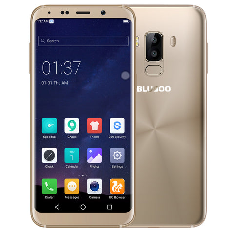 Bluboo S8 5.7'' Full Display 4G Smartphone 3GB RAM 32GB ROM MTK6750 Octa Core Android 7.0 Dual Rear Camera Mobile Phone