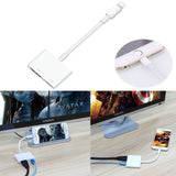 Lightning to Digital AV TV HDMI Cable Adapter with Lightning Charging Port for iPad Air iPhone 6 6S 7 7Plus