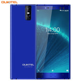 Oukitel K3 Pro Quad Core 5.5 inch 8000mAh Battery 5MP+13MP Camera 1440x720 Resolution 32GB+4GB Mobile Phone Smartphone Blue