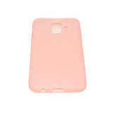 for Samsung A6 2018 Lovely Candy Color Matte TPU Anti-scratch Non-slip Protective Cover Back Case Light pink