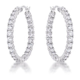 Eternity Hoop Earrings