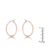 Small Rosegold Hoop Earrings