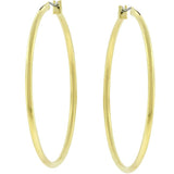 Large Golden Hoop Earrings