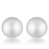 Julie Rhodium Sphere Stud Earrings