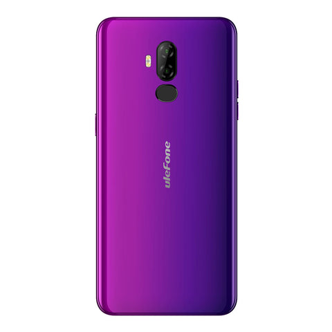 Ulefone P6000 Plus Android 9.0 LTE 4G Mobile Phone 3GB RAM 32GB ROM 6.0inch Quad Core Dual SIM Fingerprint Purple EU Plug