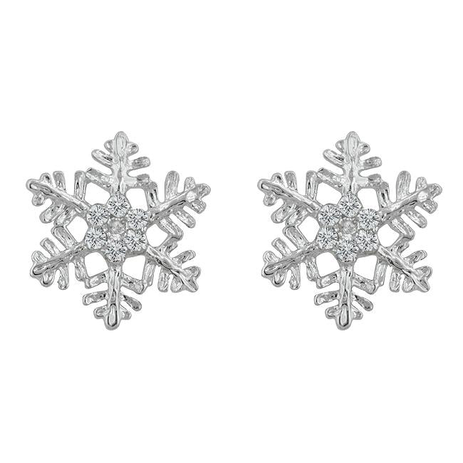 Snowflake Stud Earrings