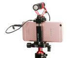 Ulanzi Metal Intelligent Phone Tripod Mount Cold Shoe Mount Stand red