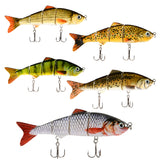 Fishing Lure 4 Sections Swimbait Bait Tackle 1