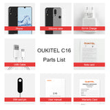 Oukitel C16 Android 5.71 inch 2600mAh Battery 5MP+8MP 1280x720 Resolution 2GB+16GB Mobile Phone Smartphone purple