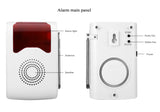 Intelligent Home Security System - 3x Motion Detection, 3x Door Sensor, Smoke Detector, 2x Remote Control, SOS Feature