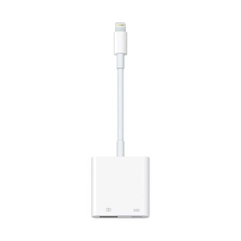 Lightning to USB Adapter for iPhone MIDI Charging Support IOS11 - White