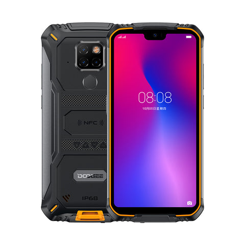 Doogee S68 Pro Cellphone Helio P70 Octa-core 6GB+128GB Memory 21MP+16MP+8MP+8MP Camera 5.84"" IPS Display 6300mAh 12V/2A Charge Smartphone Orange_European version