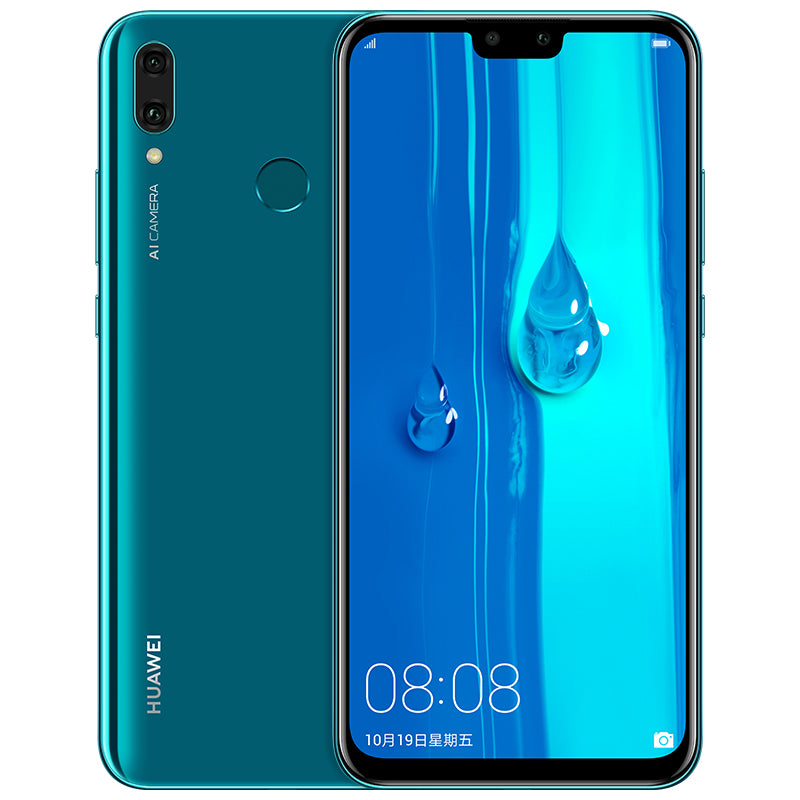 Huawei Enjoy 9 Plus OTA Update Y9 2019 Smartphone 6.5'' 6+128GB Android 8.1 4000mAh Battery 4*Cameras Mobile Phone Blue