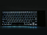 Bluetooth Keyboard - QWERTY, LED Backlit, Mouse Pad, Bluetooth 4.0, 10m Range, 500mAh Battery, Supports Windows, iOS, Android