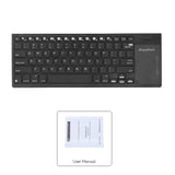 Bluetooth Keyboard - QWERTY, LED Backlit, Mouse Pad, Bluetooth 4.0, 10m Range, 500mAh Battery, Supports Windows, iOS, Android