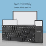 Bluetooth Keyboard - QWERTY, LED Backlit, Mouse Pad, Bluetooth 4.0, 10m Range, 500mAh Battery, Supports Windows, iOS, Android