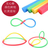 Flexible Colorful Solid Foam Pool Noodles Swimming Water Float Aid Woggle Noodles