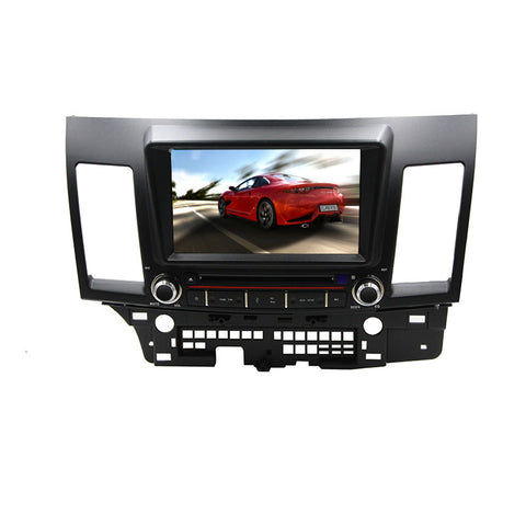 HD Car DVD Player - For MITSUBISHI Lancer EX2010, 8-Inch Display, Bluetooth, GPS Navigation, SD Card Support, Hands Free Calls