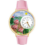 Pigs Large Whimsical Watch