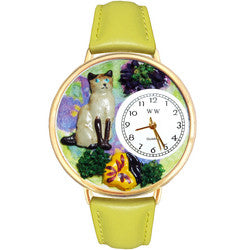 Siamese Cat Watch (Large)