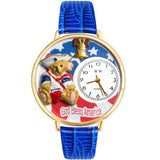 Patriotic Teddy Bear Watch (Large)