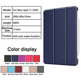 Tablet PC Protective Case Ultra-thin Smart Cover for iPad pro 11(2020) purple