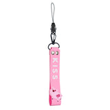 Fashion Silicone Detachable Lanyard Cute Mobile Phone Hanging Rope Random Color Light blue