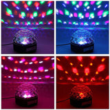 LED Disco Light - RGB, 9 LED, Bluetooth Music Play, TF Card Slot, 18w, 120-Degree Light Angle, Different Lighting Modes