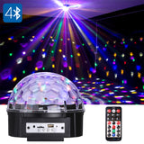 LED Disco Light - RGB, 9 LED, Bluetooth Music Play, TF Card Slot, 18w, 120-Degree Light Angle, Different Lighting Modes