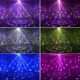 LED Disco Light - RGB, 9 LED, Bluetooth Music Play, TF Card Slot, 18w, 120-Degree Light Angle, Different Lighting Modes