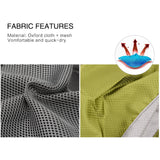 Fly Fishing Mesh Vest Outdoor Breathable Backpack Gear Vests Adjustable Size for Men Women