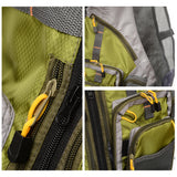 Fly Fishing Mesh Vest Outdoor Breathable Backpack Gear Vests Adjustable Size for Men Women